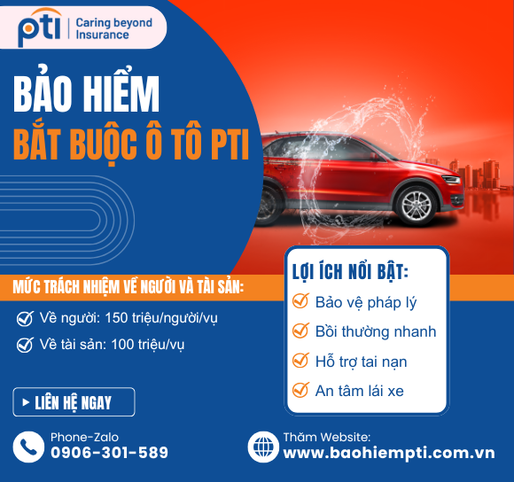 BẢO HIỂM BẮT BUỘC Ô TÔ PTI