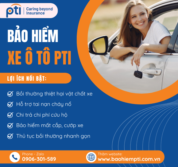 BẢO HIỂM THÂN VỎ Ô TÔ PTI