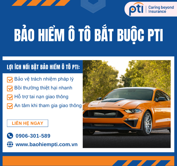 BẢO HIỂM BẮT BUỘC Ô TÔ PTI