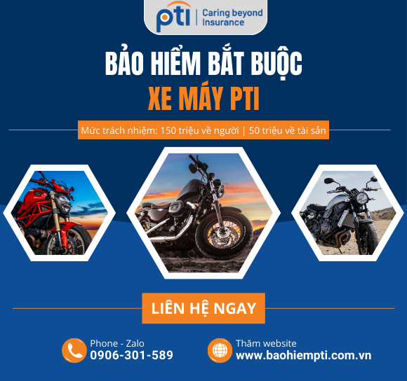 BẢO HIỂM XE MÁY PTI