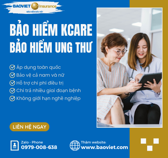 Bảo Hiểm Ung Thư Kcare Bảo Việt