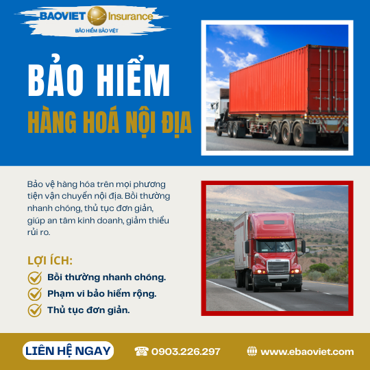 Bảo Hiểm Hàng Hoá Nội Địa