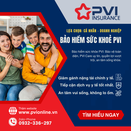 BẢO HIỂM SỨC KHOẺ PVI