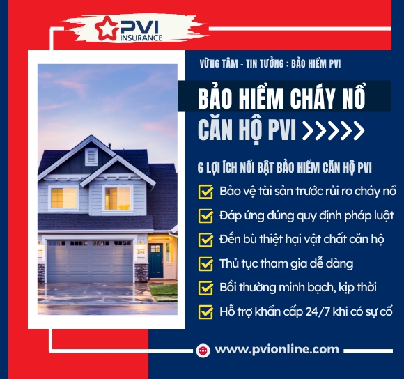 Bảo Hiểm Cháy Nổ Chung Cư PVI