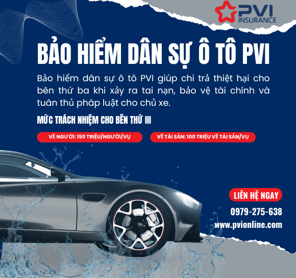 Bảo Hiểm Dân Sự Ô Tô PVI