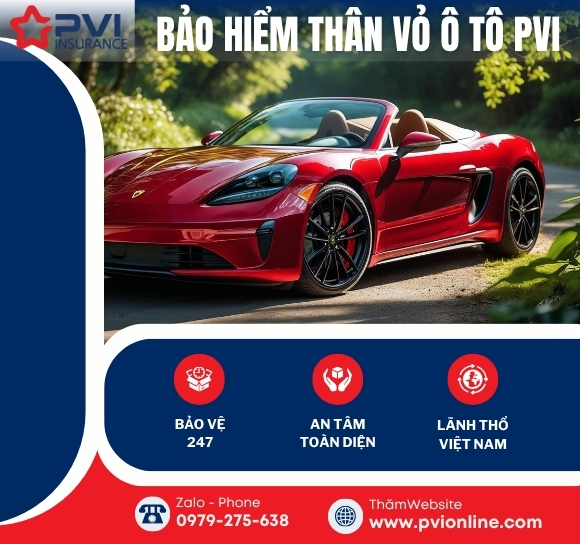 Bảo Hiểm Thân Vỏ Ô Tô PVI