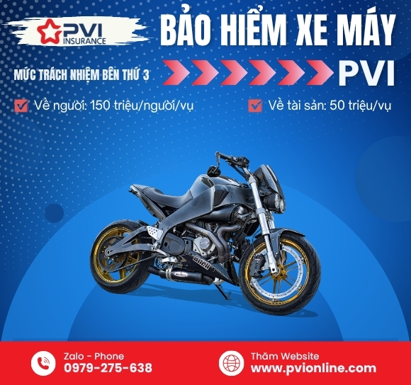 Bảo Hiểm Xe Máy PVI